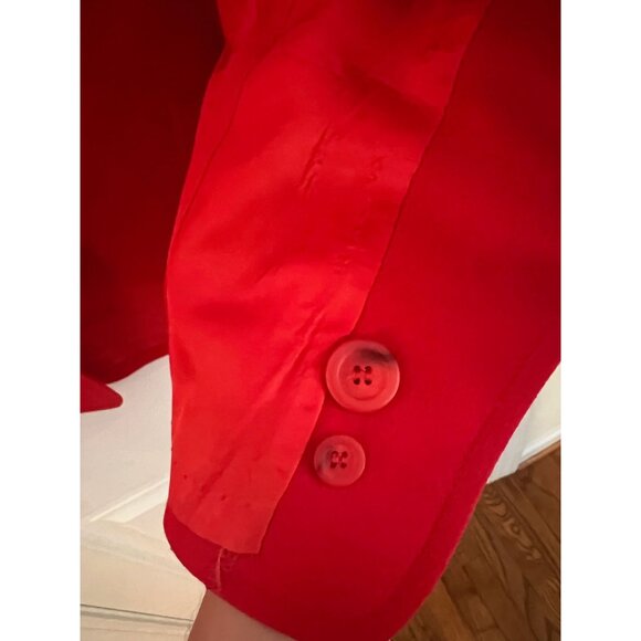 Vintage Pendleton Women's Red Wool Blazer Size 14 - Picture 6 of 6